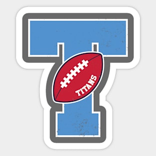 Big Bold Tennessee Titans Monogram Sticker